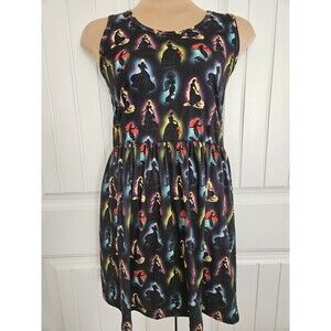 Ambrie Women Large Skater Dress Princesses Rapunzel, Ariel, Jasmine, Cinderella